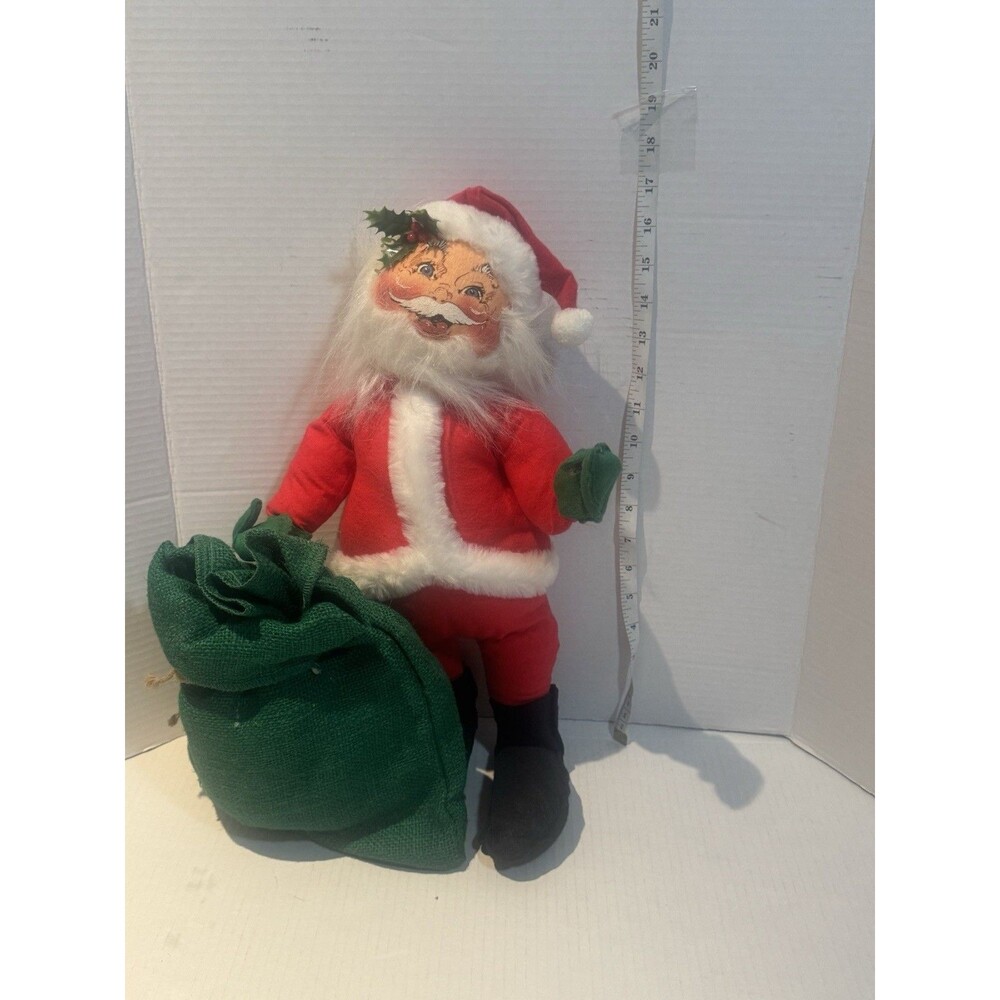 VTG Annalee Santa Claus Mobilitee Poseable Bendable Christmas 17 “Doll 1967
